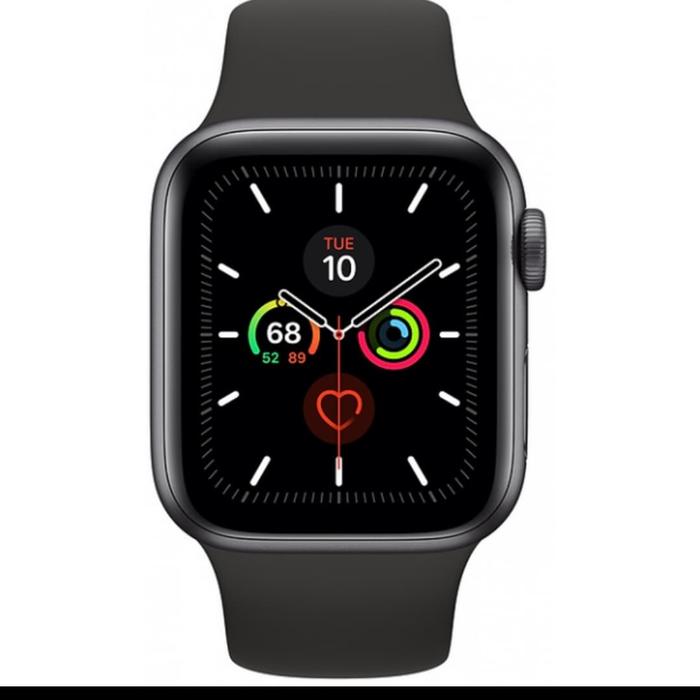 Jual Apple Watch Series 5 44mm - Hitam - Jakarta Barat - favorit.kami |  Tokopedia