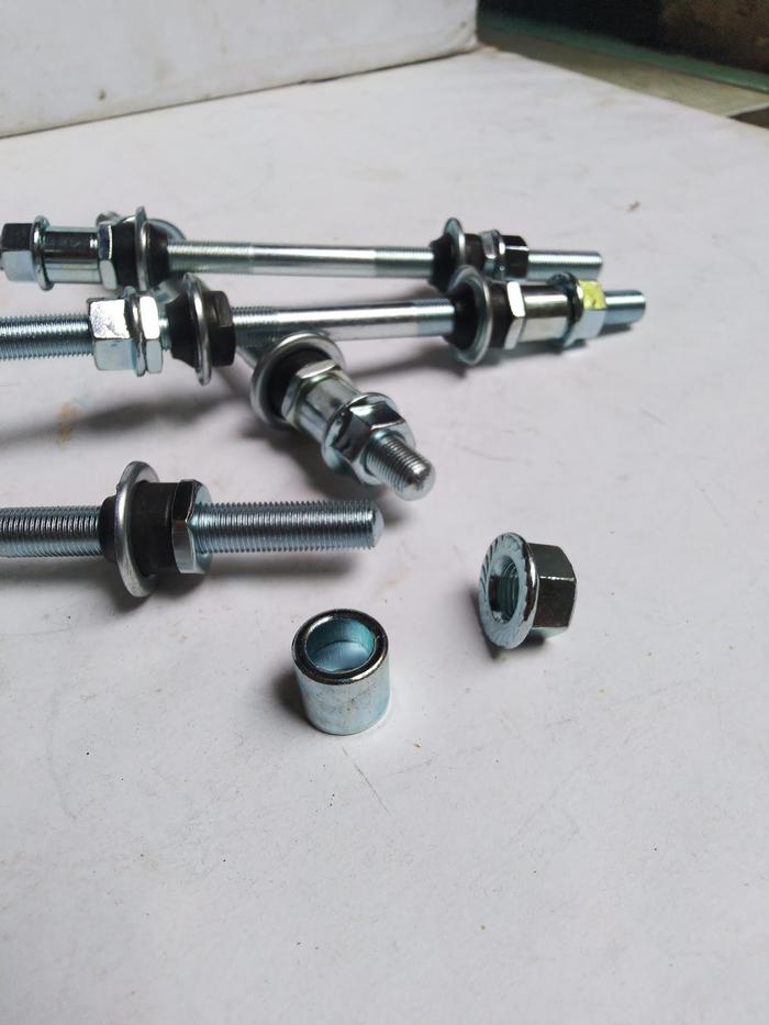 Jual Hot Sale As Roda Belakang Sepeda Mur 15 Rear Hub Spindle Mtb Bmx ...