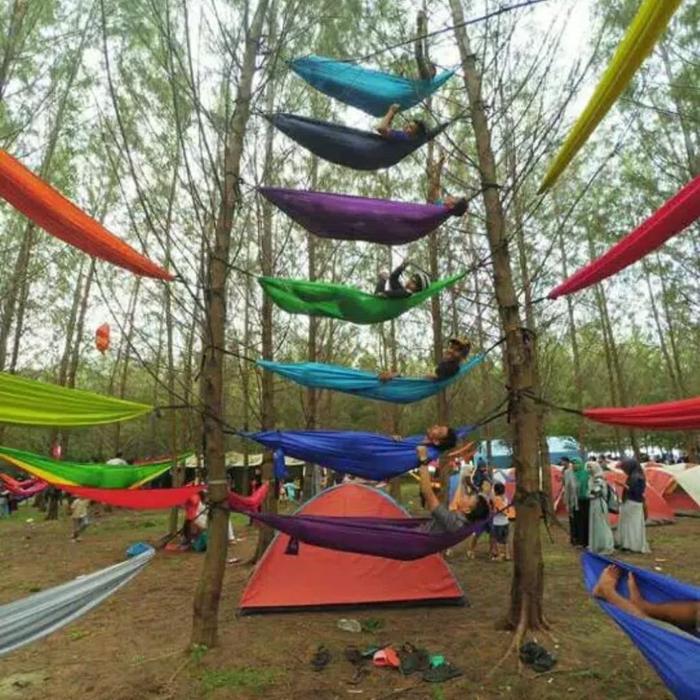 Gambar Ayunan Hammock Hamock Hammok Hamok Tempat Tidur Gantung dari ELEGON undefined Tokopedia