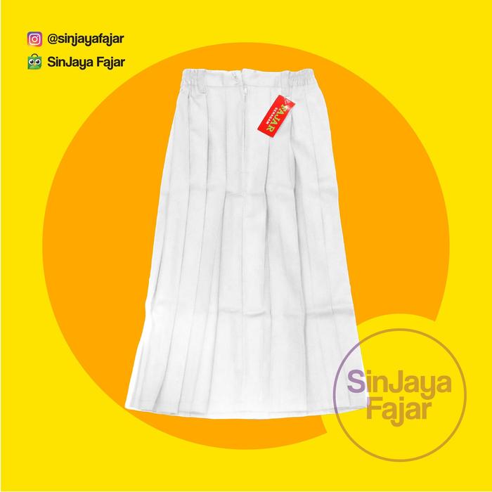 Gambar Rok Panjang SD SMP SMA Rempel Putih Seragam Sekolah FAJAR - 105 dari Sinjaya Fajar undefined Tokopedia