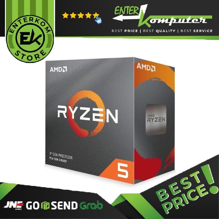 Gambar AMD Ryzen 5 3500X 3.6Ghz Up To 4.1Ghz Cache 32MB 65W AM4 [Box] dari Enter Komputer Official undefined Tokopedia