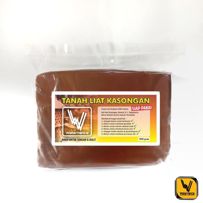 Jual Tanah Liat Original Untuk Prakarya 1kg Asli Kasongan Kab Bantul Waternance Tokopedia
