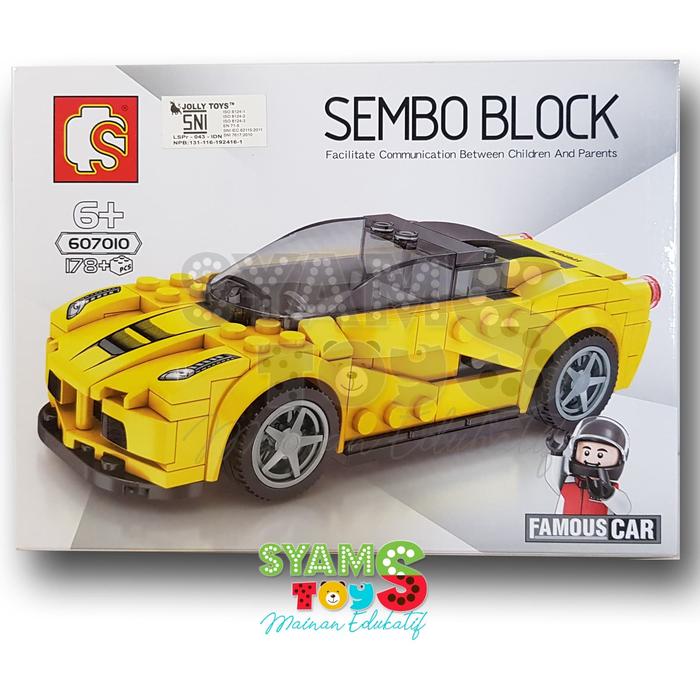 Sembo Famous Car World Lego Jual Unik Lego Sembo Block Mobil Balap
