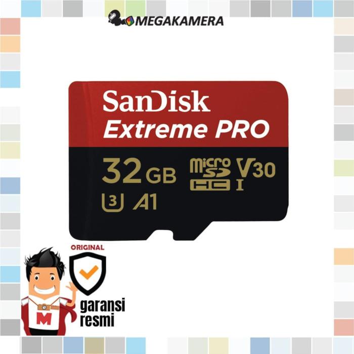 Gambar Memori SanDisk Extreme Pro MicroSD SDHC-SDXC - Memory Card Kamera - 32 gb dari Megakamera undefined Tokopedia