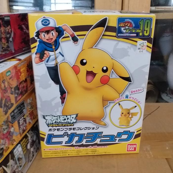 Gambar BANDAI PLAMO 19 PIKACHU MODEL KIT 1ST EDITION dari CELIA SHOPS undefined Tokopedia