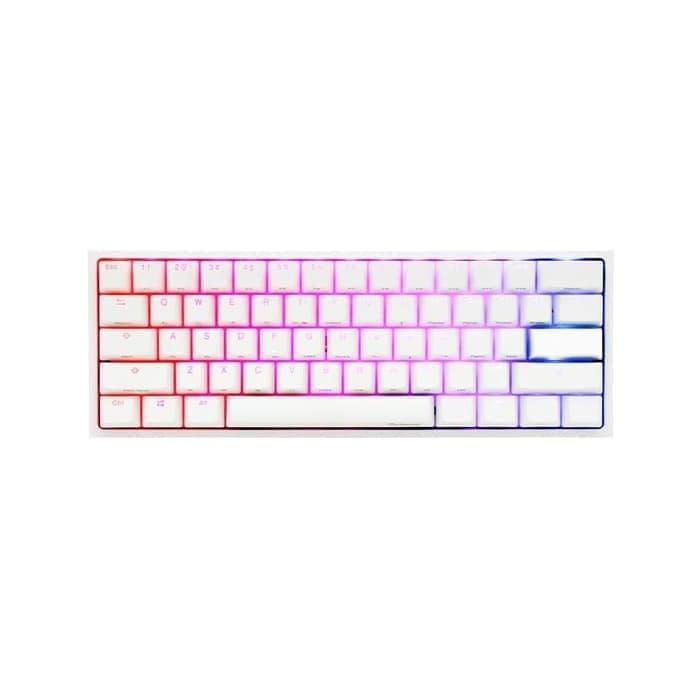 Gambar Ducky One 2 Mini White Frame RGB Mechanical Keyboard -Cherry MX Silent dari Julyaugustshop undefined Tokopedia