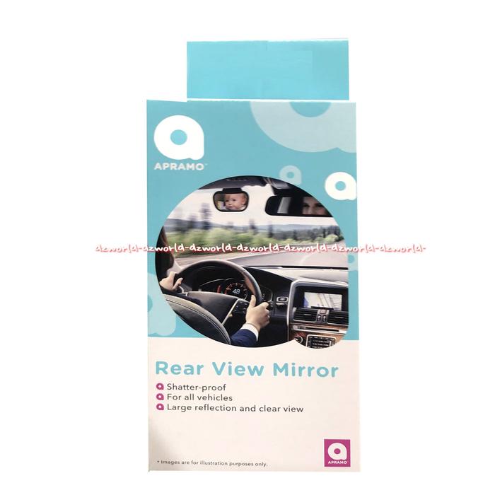 Gambar Apramo Rear View Mirror Kaca Tengah Mobil Cocok Untuk Bayi di Mobil dari dzworld undefined Tokopedia