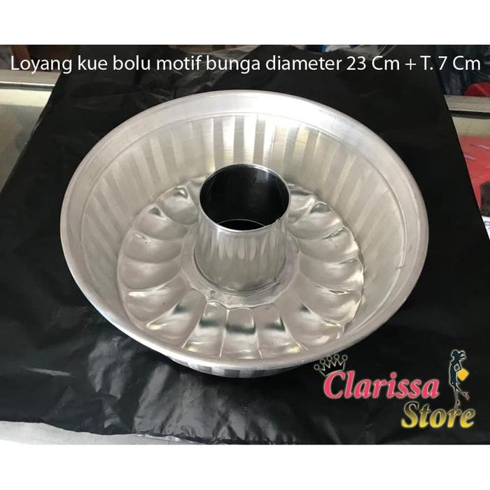 Jual Loyang Kue Bolu Motif Bunga Diameter 23 Cm Dan T 7 Cm Loyang Tulban Jakarta Utara Clarissa Store Tokopedia