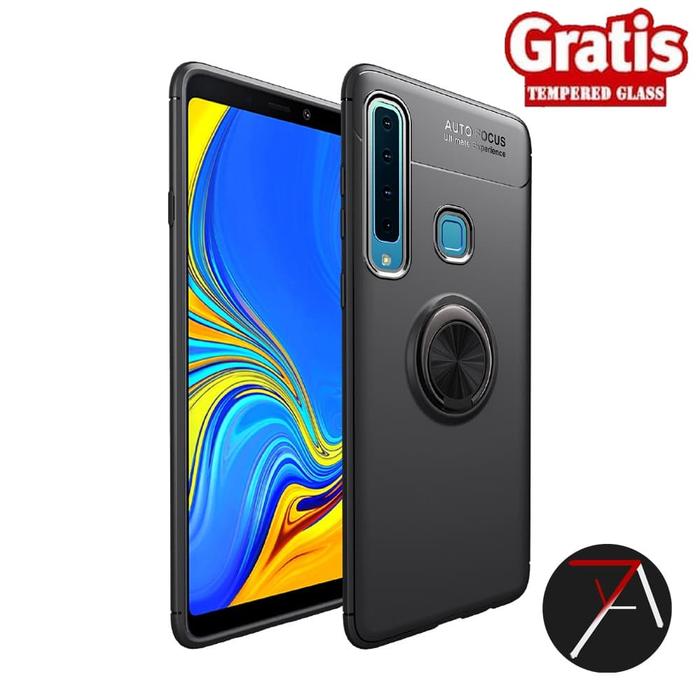 Gambar Samsung Galaxy A9 2018 Invisible I Ring iRing Soft Case Tempered Glass - Merah dari 17 Agustus Case undefined Tokopedia