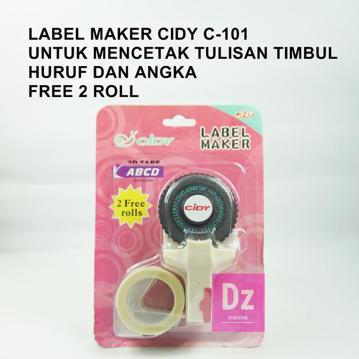 Gambar CIDY dymo embossing label maker - Putih dari DymoZone undefined Tokopedia