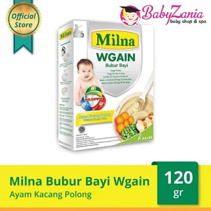 Gambar Milna Bubur Bayi Wgain Ayam Kacang Polong dari Babyzaniajogja_NEW undefined Tokopedia