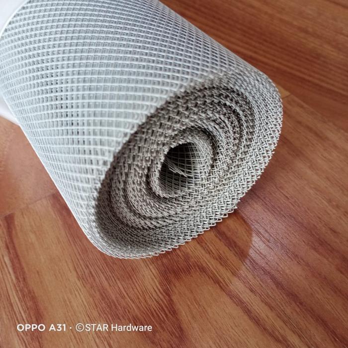 Gambar Ram Kawat Mesh Parabola Baja Galvanis Nyamuk 2 mm Per Meter Lebar 90cm - Putih dari STAR HARDWARE STORE undefined Tokopedia