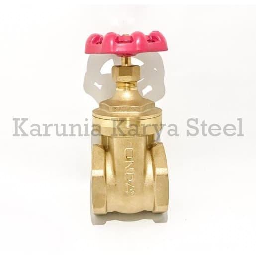 Gambar 4” GATE VALVE KUNINGAN ONDA (BRASS) dari Karunia Karya Steel undefined Tokopedia