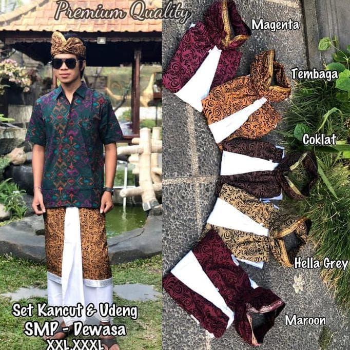 Gambar BAGUS SEKALI Kamen saput pakaian adat bali pria model sarung - XXL dari anisstore33 undefined Tokopedia