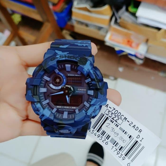 G shock biru best sale