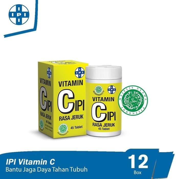 Jual Vitamin C Ipi 45 Tablet Isi 12 Pcs Kota Bandung Cv Maju Sukses Mandiri Tokopedia
