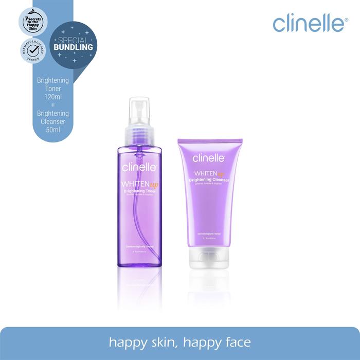 Gambar Clinelle - Special WhitenUp Toner 120 ml + WhitenUp Cleanser 50 ml dari Clinelleid undefined Tokopedia