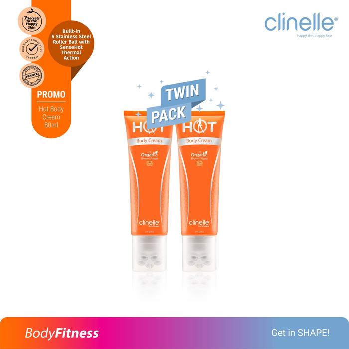 Gambar Clinelle - [Twin Pack] Hot Body Cream 80 mL x 2 Pcs dari Clinelleid undefined Tokopedia