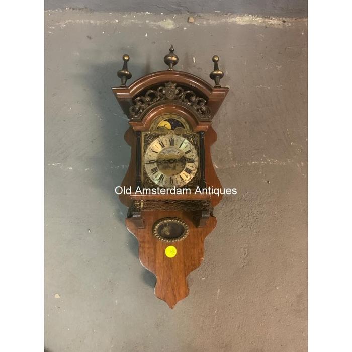 Gambar JAM DINDING ANTIK EROPA ZAANZE CLOCK KODE 25.264 dari Old Amsterdam Antiques undefined Tokopedia