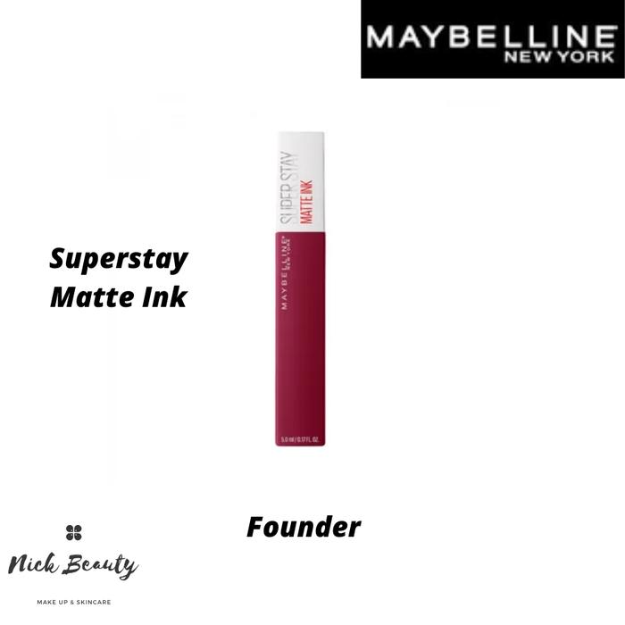 Gambar MAYBELLINE Superstay Matte Ink - Founder dari NICK BEAUTY undefined Tokopedia
