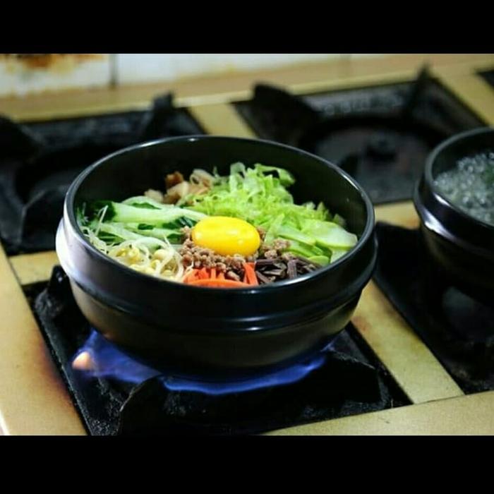 Gambar MANGKUK SOUP DOLSOT BIBIMBAP TUKPEGI ORIGINAL KOREA - 16 Cm dari BETASUKA-1 undefined Tokopedia
