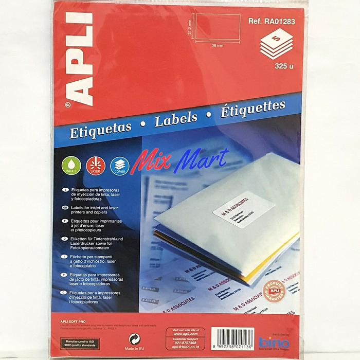 Jual Apli Label Computer Paper RA 01283 Bantex - Jakarta Utara ...