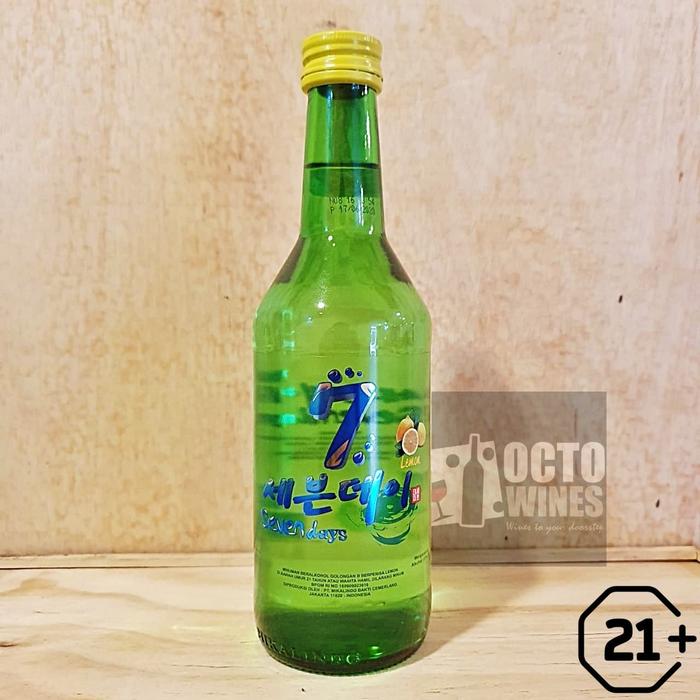 Gambar ORIGINAL ASLI ORI Soju 7days 7D Seven Day 7day Rasa Buah Lemon Korea dari Octo Wines undefined Tokopedia