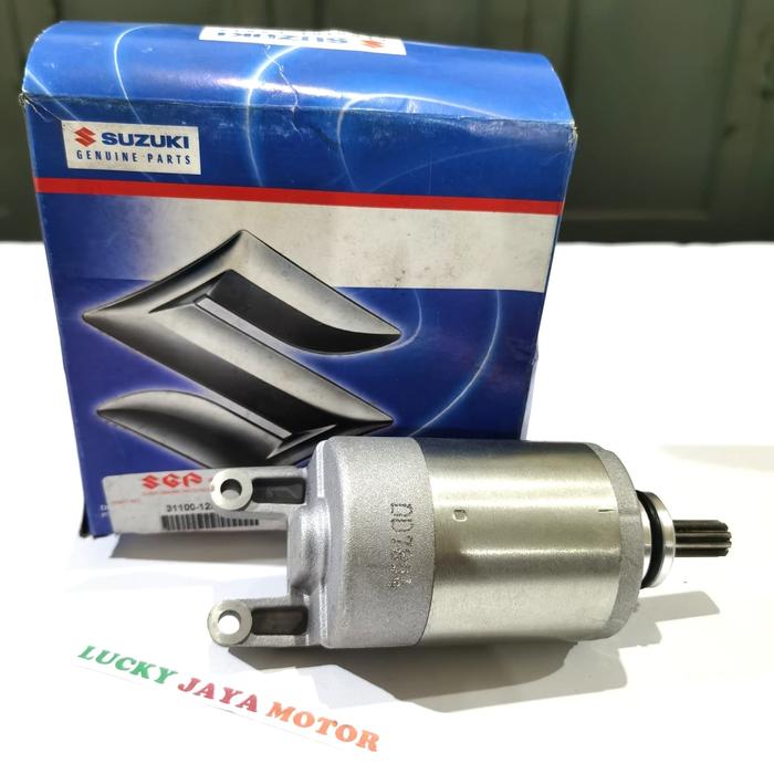 Gambar Dinamo Stater Starter Satria Fu Fi injeksi 31100-12K00 Original dari CV LUCKY JAYA MOTOR undefined Tokopedia