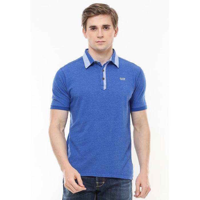 Gambar Slim Fit - Polo Fashion - Kontras Warna - Kancing Tiga - Biru - M dari LGSgeneration undefined Tokopedia