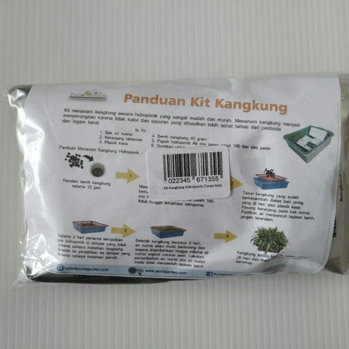 Gambar Paket Kit Kangkung Hidroponik (tanpa Bak) dari Rahma80Olshop undefined Tokopedia