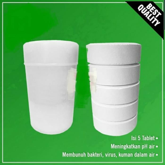 Gambar Kaporit Tablet / Clorine Tablet / Klorin Tablet Besar 1 Kg dari Gudang Kimia Jogja undefined Tokopedia