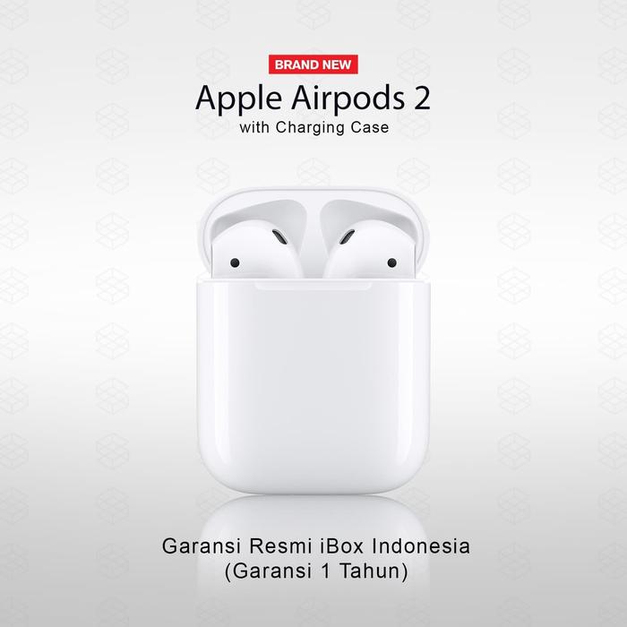 Jual Apple Airpods 2 With Charging Case Resmi Ibox Jakarta Pusat Pasti Original Asli Tokopedia