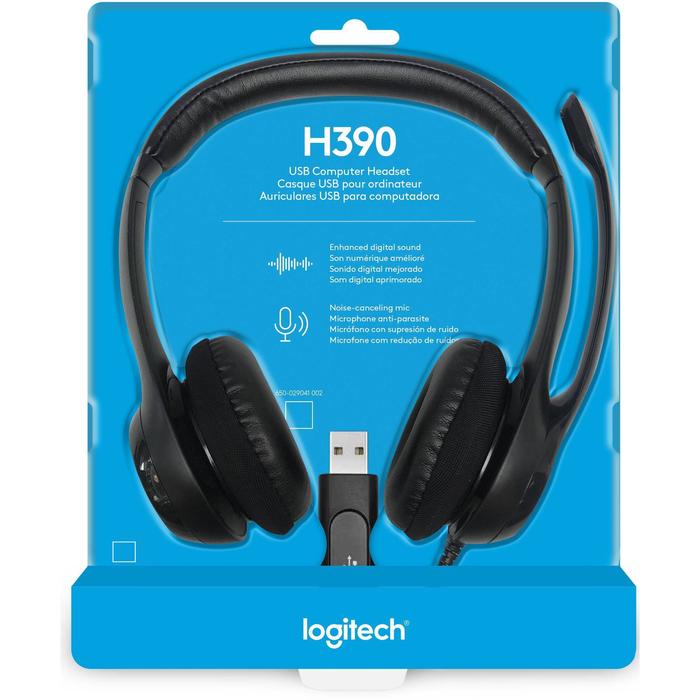 Jual Logitech H390 USB Headset with Noise Cancelling Mic - Jakarta Pusat -  LOGI VISION | Tokopedia