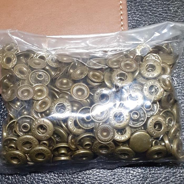 Gambar Kancing Snap Cetet Besi 10mm - ATG dari Fruna Leather undefined Tokopedia