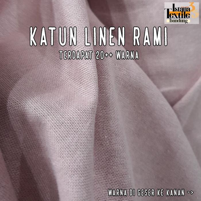Jual 1 2 Meter Katun Linen Rami Kota Bandung Istanatextilebdg Tokopedia
