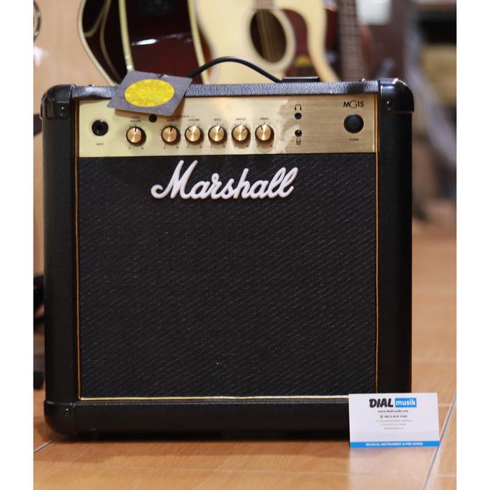 Gambar Marshall MG15CF Gold - Amplifier Gitar Elektrik Original MG 15CF dari Dial Musik undefined Tokopedia