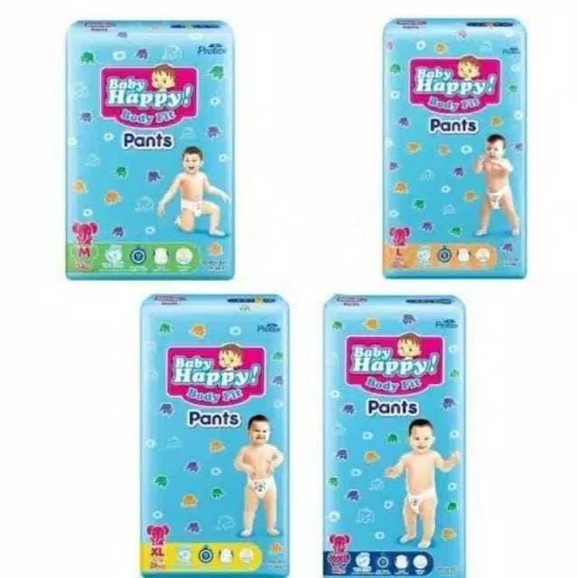 Promo Harga Baby Happy Body Fit Pants M34 34 pcs - Tokopedia