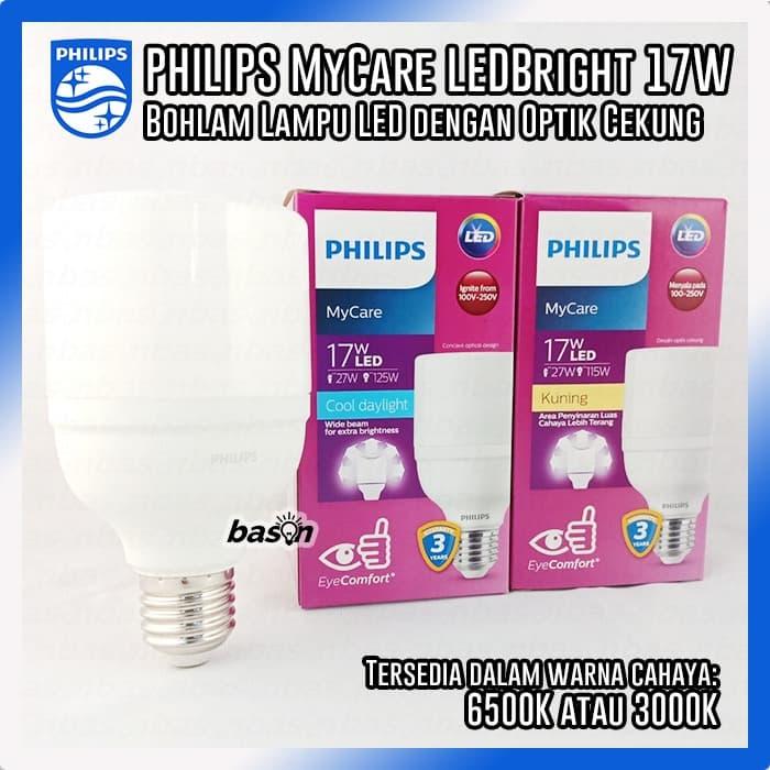 Gambar PHILIPS Mycare LED Bright 17W E27 - Bohlam Lampu LED optik cekung dari Bason undefined Tokopedia
