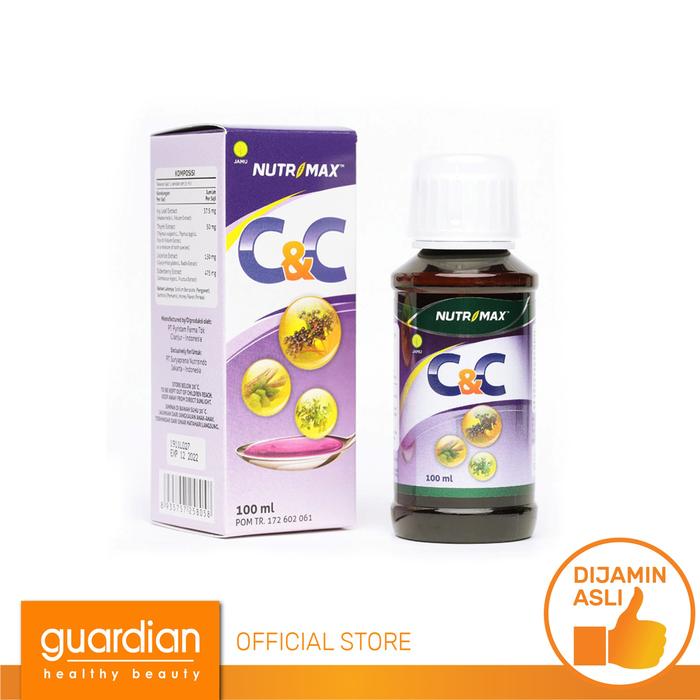 Gambar Nutrimax C&C Syrup 100Ml dari Guardian Official Store undefined Tokopedia