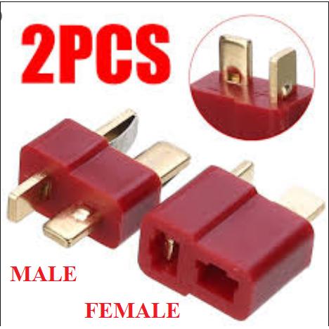 Gambar Deans Connector Male Female 1 set T Plug RC LiPo Battery Baterai Li-Po dari SNW JAYA undefined Tokopedia