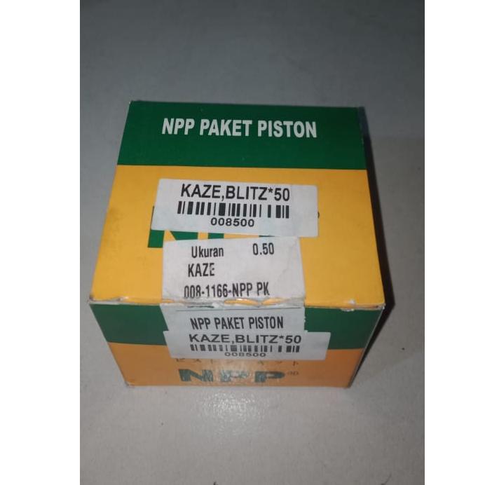 Gambar PISTON KAZE BLITZ SIZE STD, 50, 100 PISTON KIT NPP - 50 dari Lingga Motor Bypas undefined Tokopedia