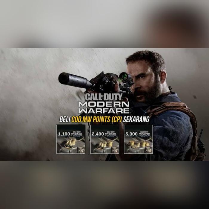 Gambar Call Of Duty / COD Modern Warfare Points CP / Gift Card Fisik SEA / US - 500 CP dari Anugrah Net Shop undefined Tokopedia