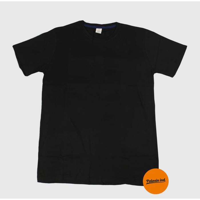 Gambar Kaos Polos Cotton Katun Premium 24s Combed UNISEX - Hitam dari Marshellaolshop undefined Tokopedia
