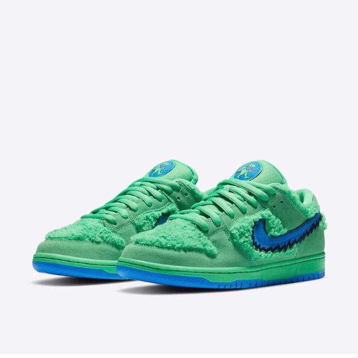 Sepatu Dead Bears Sb Jual NIKE SB Dunk Grateful Dead Green Bear