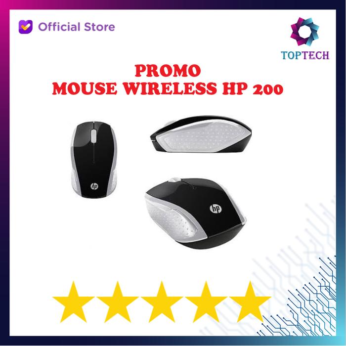 Gambar HP Wireless Mouse 200 - SIlver dari Top Tech Comp undefined Tokopedia