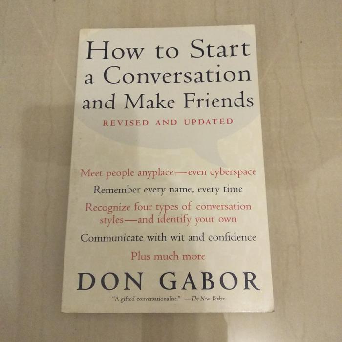 How To Start A Conversation And Make Friends Don Gabor Online ...