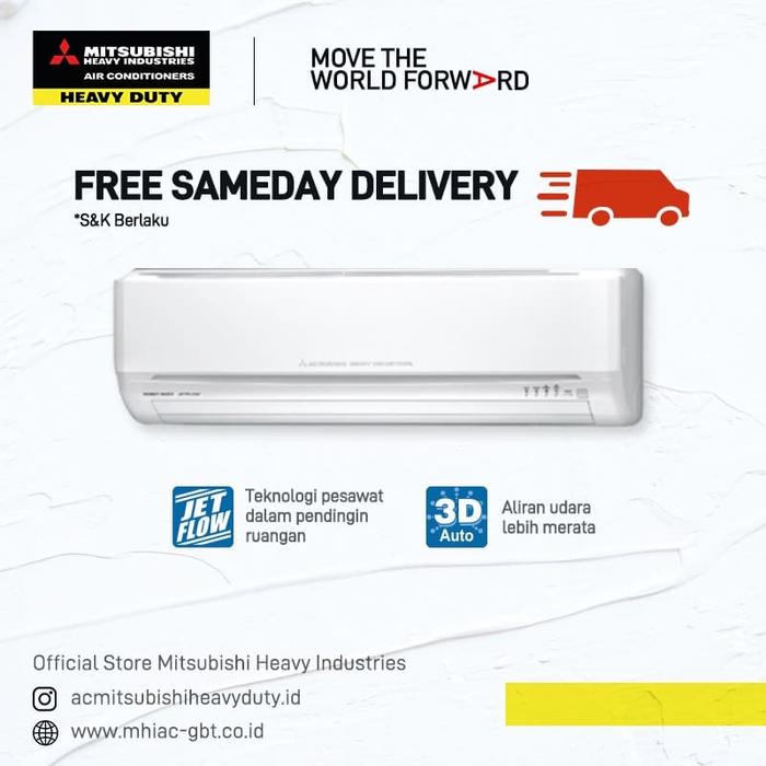 Jual Ac Mitsubishi Heavy Industries 1 Pk Low Watt Deluxe Srk10crs S3 Jakarta Pusat Mitsubishi Heavy Ind 
