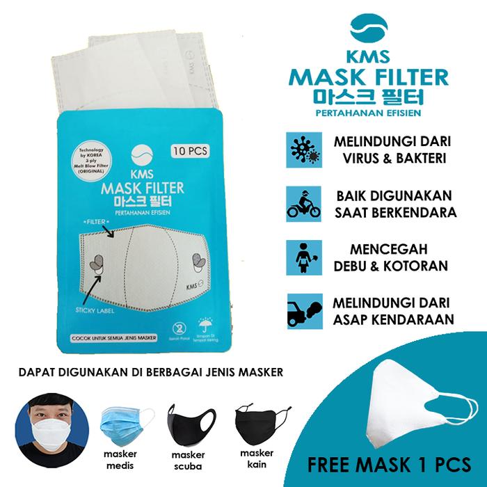 Jual Masker Filter Kms 3 Ply Isi 10 Pcs Filter Untuk Segala Jenis Masker Kab Purwakarta Kms Koin Multi Star Tokopedia