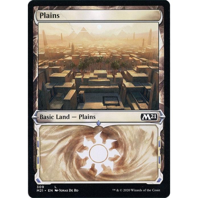 Gambar MTG CORE SET 2021 M21 BASIC LAND SHOWCASE NON FOIL - Putih dari KupooInc undefined Tokopedia