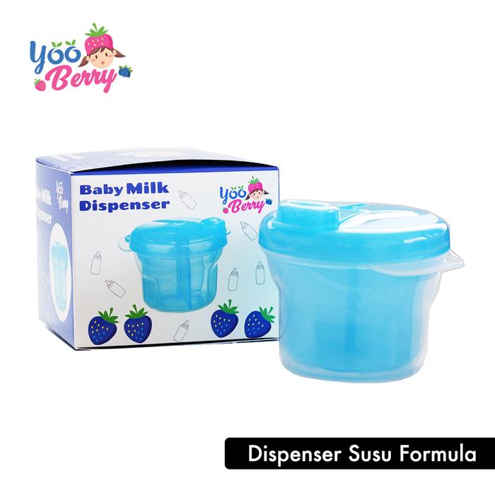 Gambar YooBerry Milk Powder Dispenser Susu Formula Bayi Tempat Kontainer - Biru dari Berry Baby undefined Tokopedia